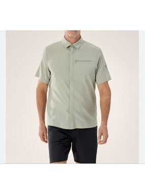 Men's Arc'teryx Casual Button Down Shirt XL Light Green of